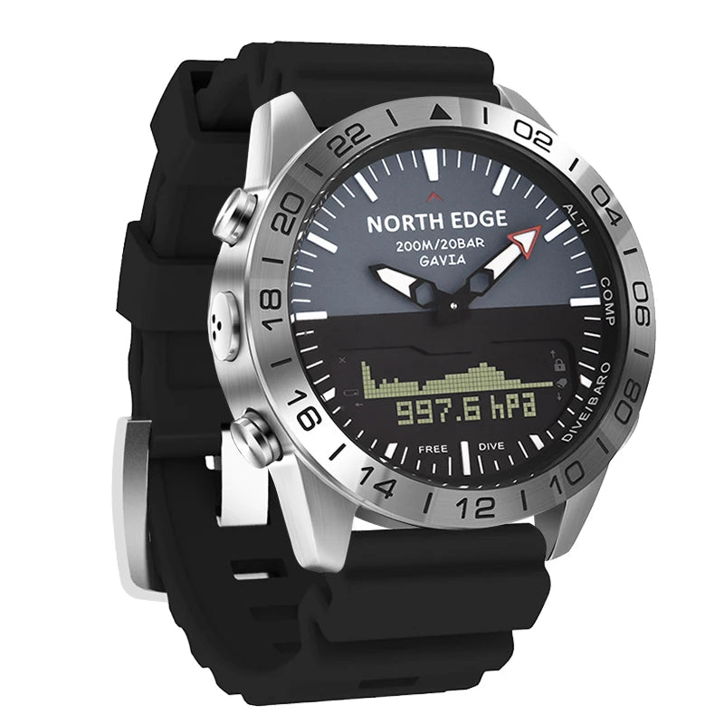 NORTH EDGE GAVIA 2 Outdoor Aviation-Styled Dive Watch