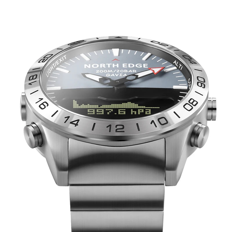 NORTH EDGE GAVIA 2 Outdoor Aviation-Styled Dive Watch