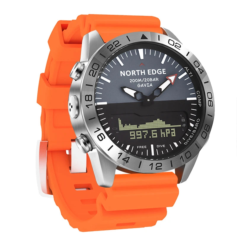 NORTH EDGE GAVIA 2 Outdoor Aviation-Styled Dive Watch