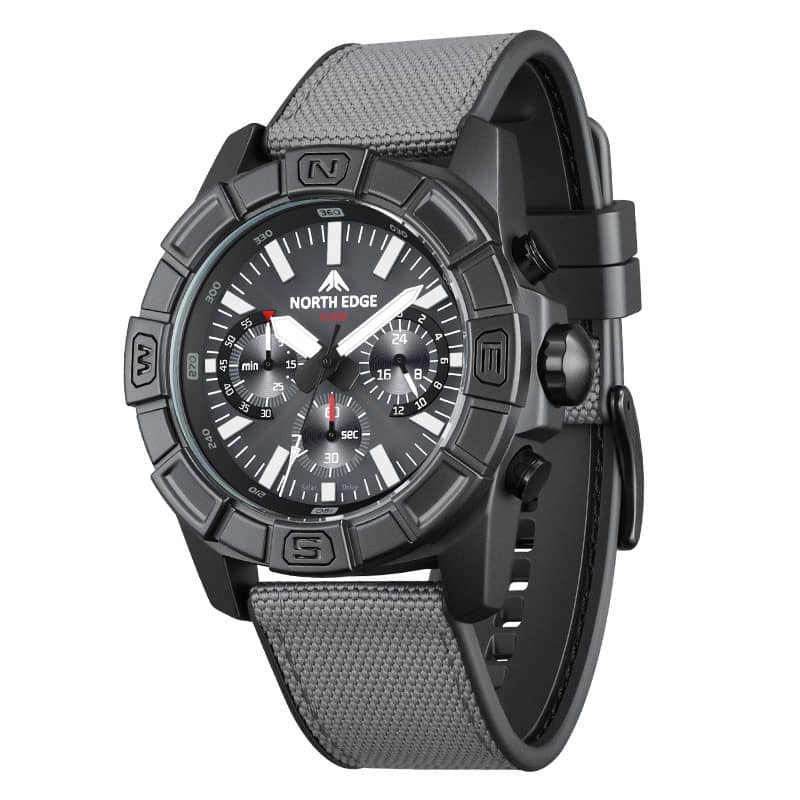 NORTH EDGE BLAZE Solar-Powered Tactical Watch