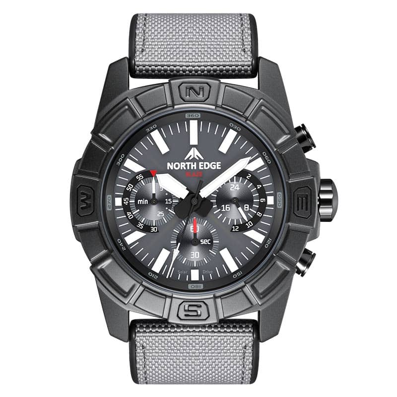 NORTH EDGE BLAZE Solar-Powered Tactical Watch