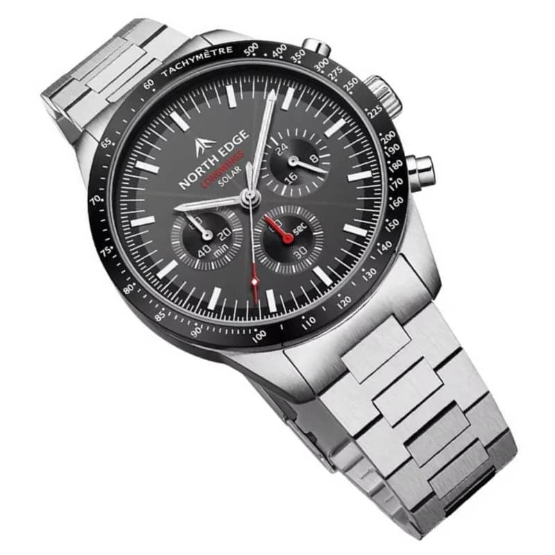 NORTH EDGE LONGWINGS Solar-Powered Pilot Watch