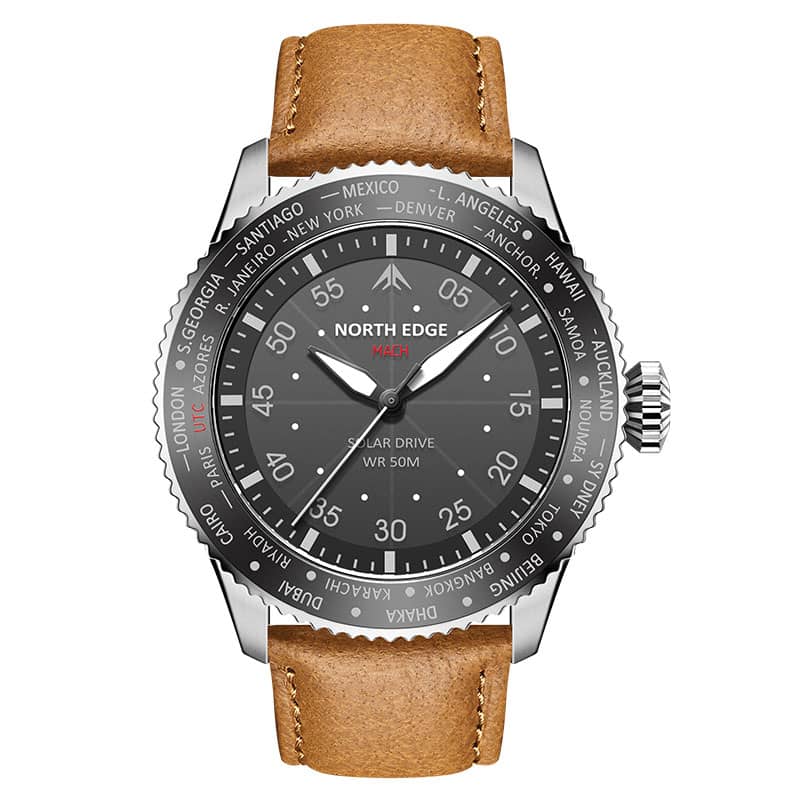 NORTH EDGE MACH Solar Powered Pilot Watch