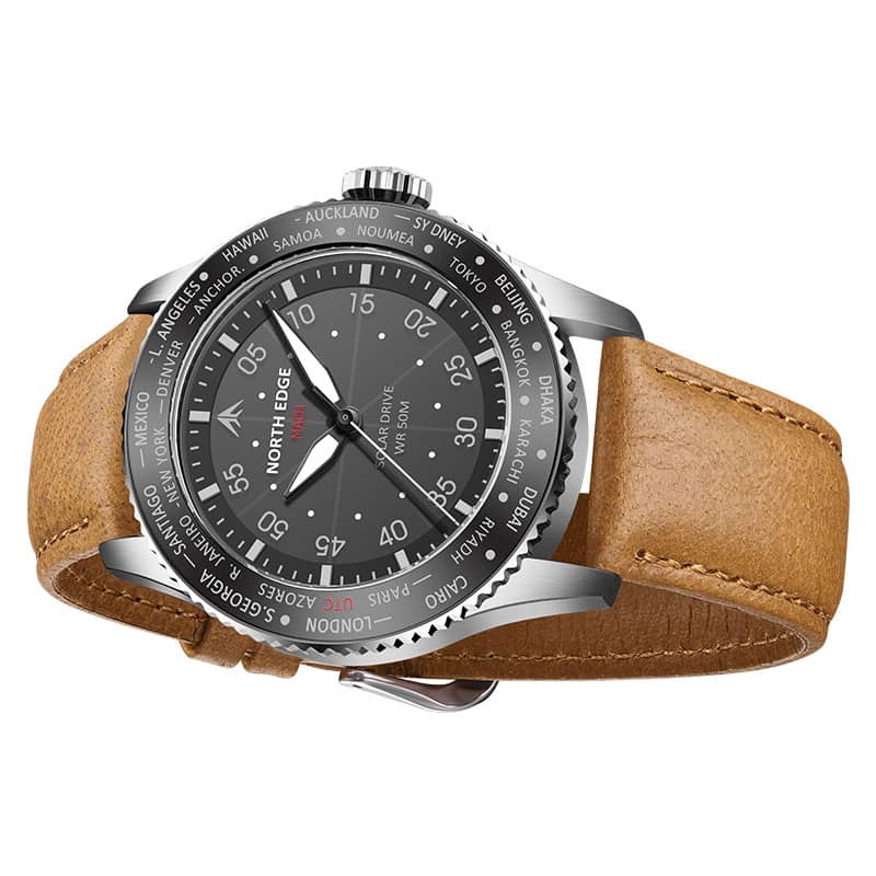 NORTH EDGE MACH Solar Powered Pilot Watch
