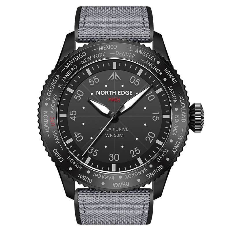 NORTH EDGE MACH Solar Powered Pilot Watch