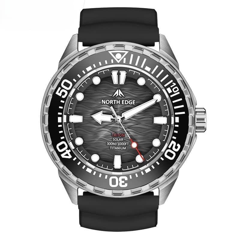NORTH EDGE TRITON-TI Titanium Solar Dive Watch