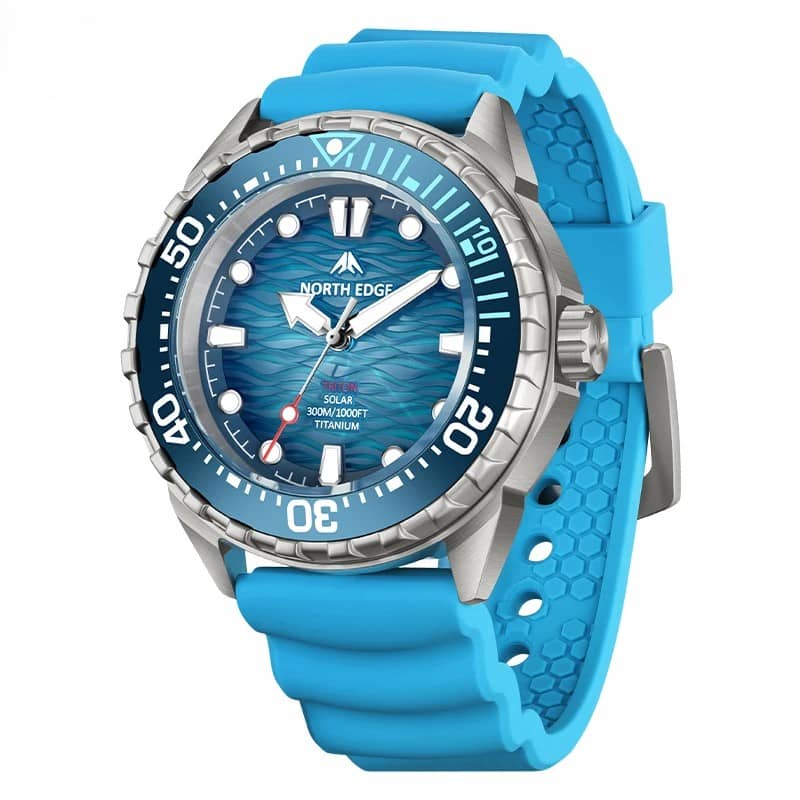 NORTH EDGE TRITON-TI Titanium Solar Dive Watch