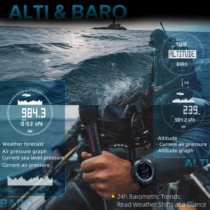 NORTH EDGE APACHE-D Tactical Dive Watch