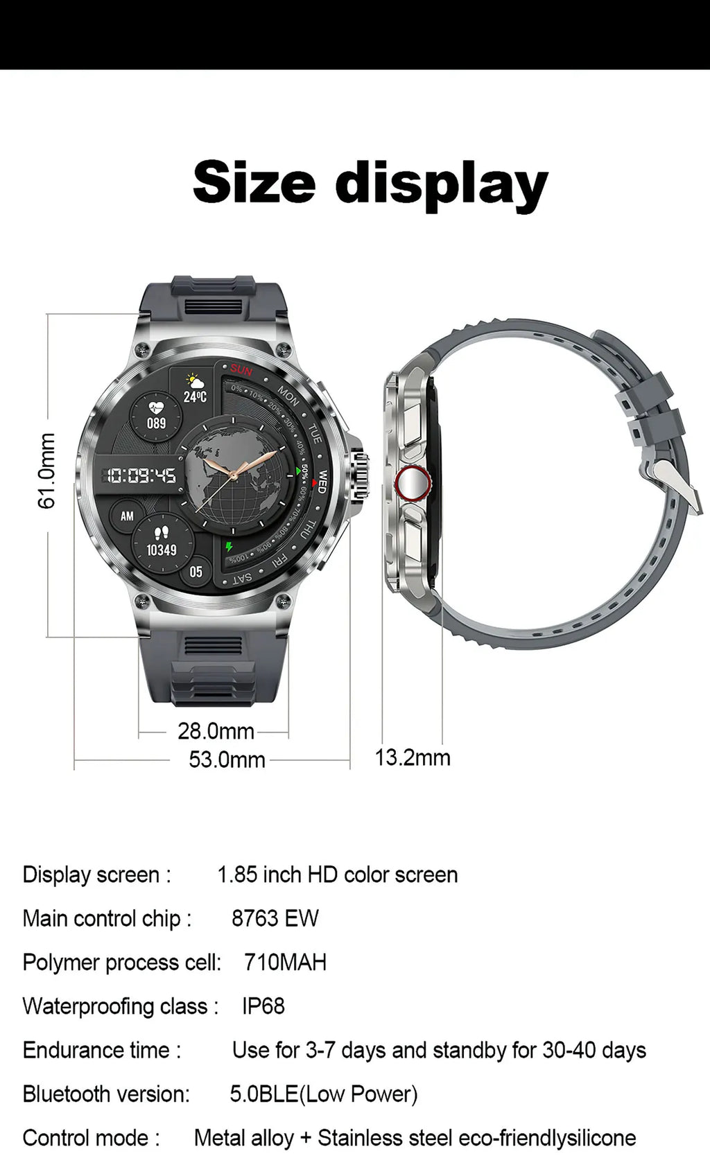 NORTH EDGE V69 Sport Smartwatch