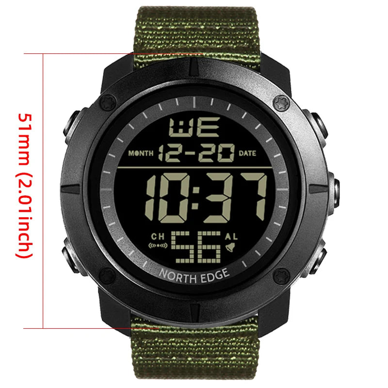 NORTH EDGE TANK Military Outdoor Digital Watch